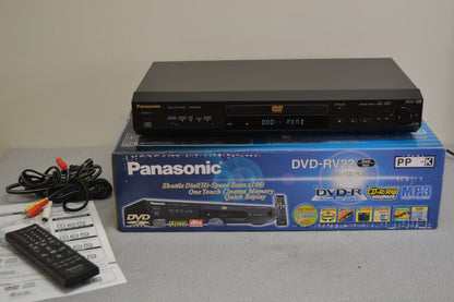 Panasonic DVD-RV22 DVD Player * Box * manual * Remote