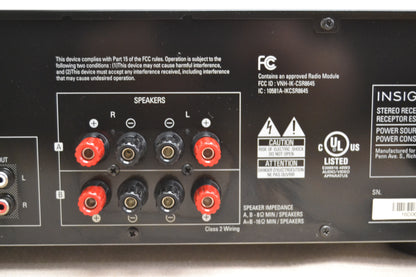 Insigna NS-STR514 Stereo Receiver * Bluetooth * Remote * Box * 100W RMS