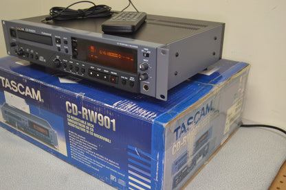 Tascam CD-RW901 CD Recorder/Player * Wired Remote * Box * Printed Manual