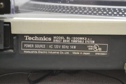 Technics SL1200 MKII Direct Drive Turntable * NEW Audio Technica Cartridge * Fully Serviced