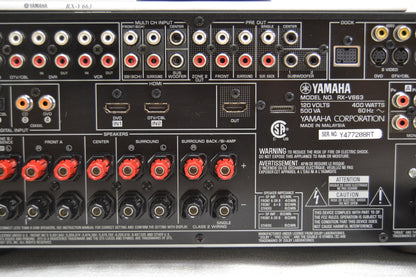 Yamaha RX-V663 Stereo Receiver * Remote * Manual * Fully Serviced *