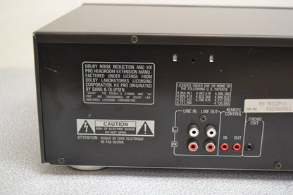 Technics RS-TR333 Double Cassette Deck * Fully Serviced * New Belts