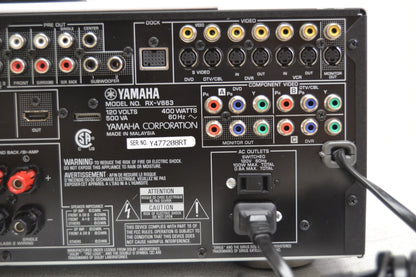 Yamaha RX-V663 Stereo Receiver * Remote * Manual * Fully Serviced *