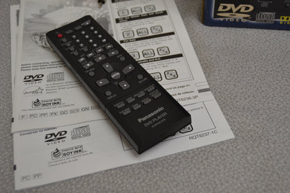 Panasonic DVD-RV22 DVD Player * Box * manual * Remote