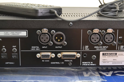 Tascam CD-RW901 CD Recorder/Player * Wired Remote * Box * Printed Manual