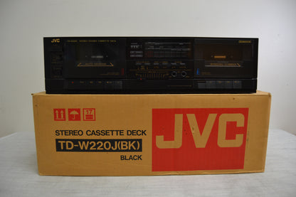 JVC TD-W220J Double Cassette Deck * Box * Fully Serviced * New Belts