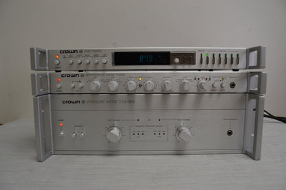 Crown Set * Straight Line Two Preamp * Power Line Three Amplifier * FM Two Tuner * Fully Serviced *