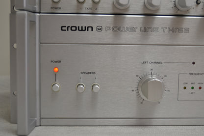 Crown Set * Straight Line Two Preamp * Power Line Three Amplifier * FM Two Tuner * Fully Serviced *