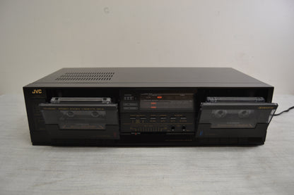 JVC TD-W220J Double Cassette Deck * Box * Fully Serviced * New Belts