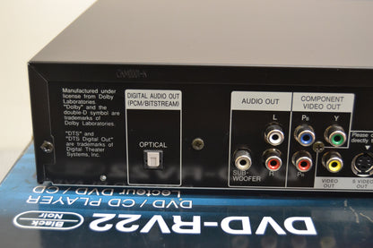Panasonic DVD-RV22 DVD Player * Box * manual * Remote
