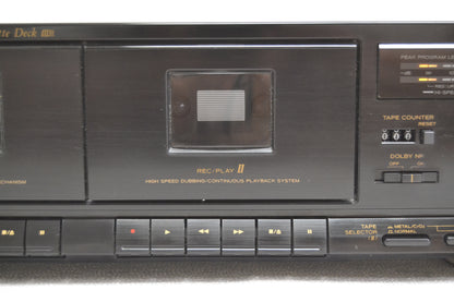 Teac W-410 Double Cassette Deck * Fully Serviced * New Belts