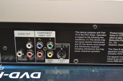 Panasonic DVD-RV22 DVD Player * Box * manual * Remote