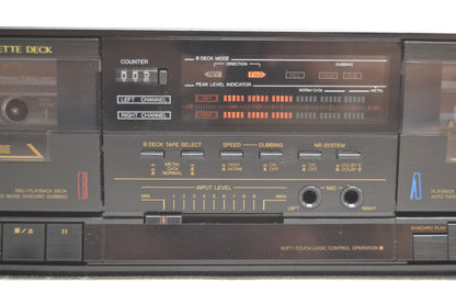 JVC TD-W220J Double Cassette Deck * Box * Fully Serviced * New Belts