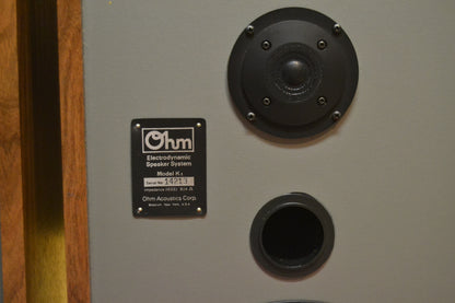 Ohm Acoustics K2 Bookshelf Speakers * Fully Serviced
