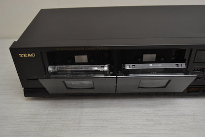 Teac W-410 Double Cassette Deck * Fully Serviced * New Belts