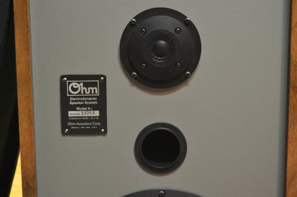 Ohm Acoustics K2 Bookshelf Speakers * Fully Serviced