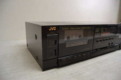 JVC TD-W220J Double Cassette Deck * Box * Fully Serviced * New Belts