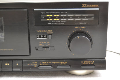 Teac W-410 Double Cassette Deck * Fully Serviced * New Belts