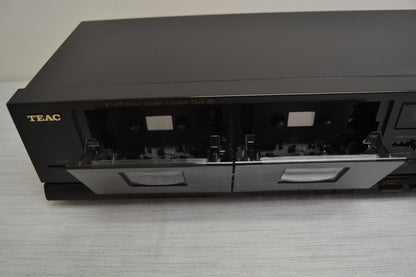 Teac W-410 Double Cassette Deck * Fully Serviced * New Belts