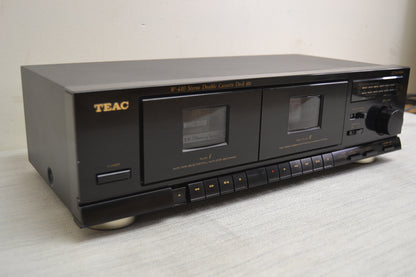 Teac W-410 Double Cassette Deck * Fully Serviced * New Belts