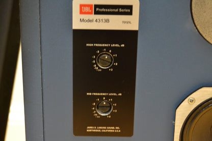 JBL 4313B Studio Monitor Speakers