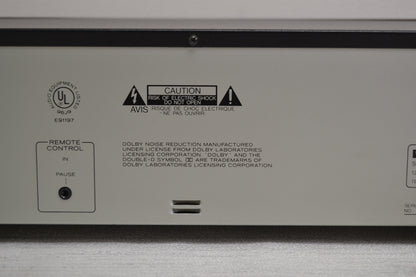 Teac W-410 Double Cassette Deck * Fully Serviced * New Belts