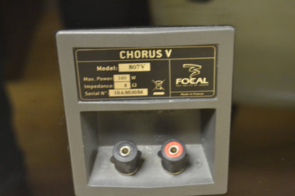 FOCAL Chorus 5 807V Bookshelf with Original Stands
