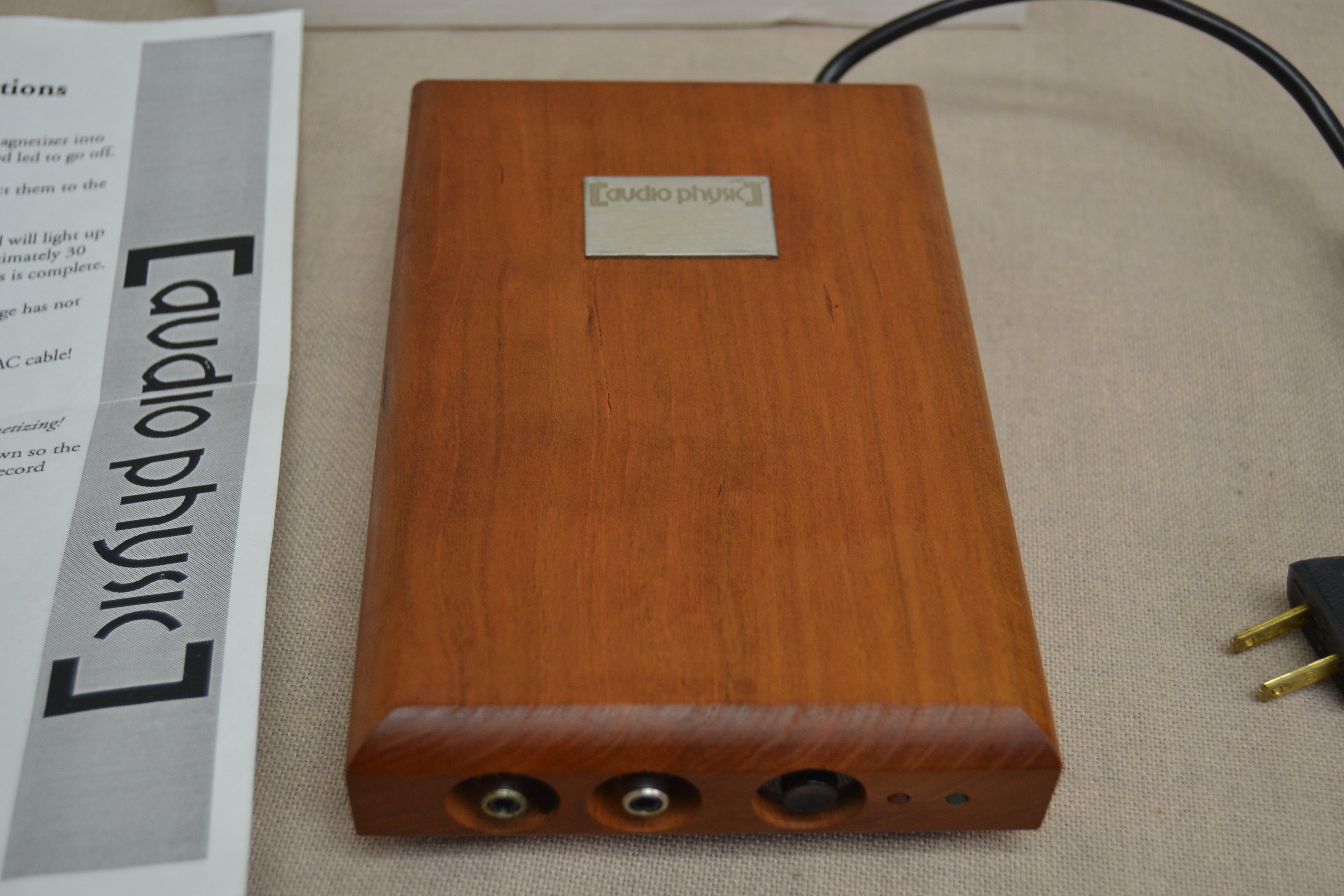 Audio Physic MM/MC Cartridge Demagnetizer * Manual * Box