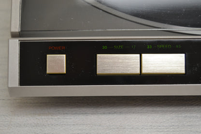 Denon DP-15F Direct Drive Turntable * Fully Serviced * 120V Switched *