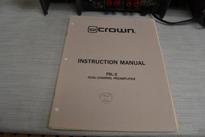Crown Set * Straight Line Two Preamp * Power Line Three Amplifier * FM Two Tuner * Fully Serviced *