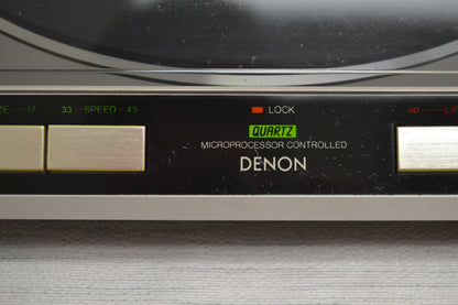 Denon DP-15F Direct Drive Turntable * Fully Serviced * 120V Switched *