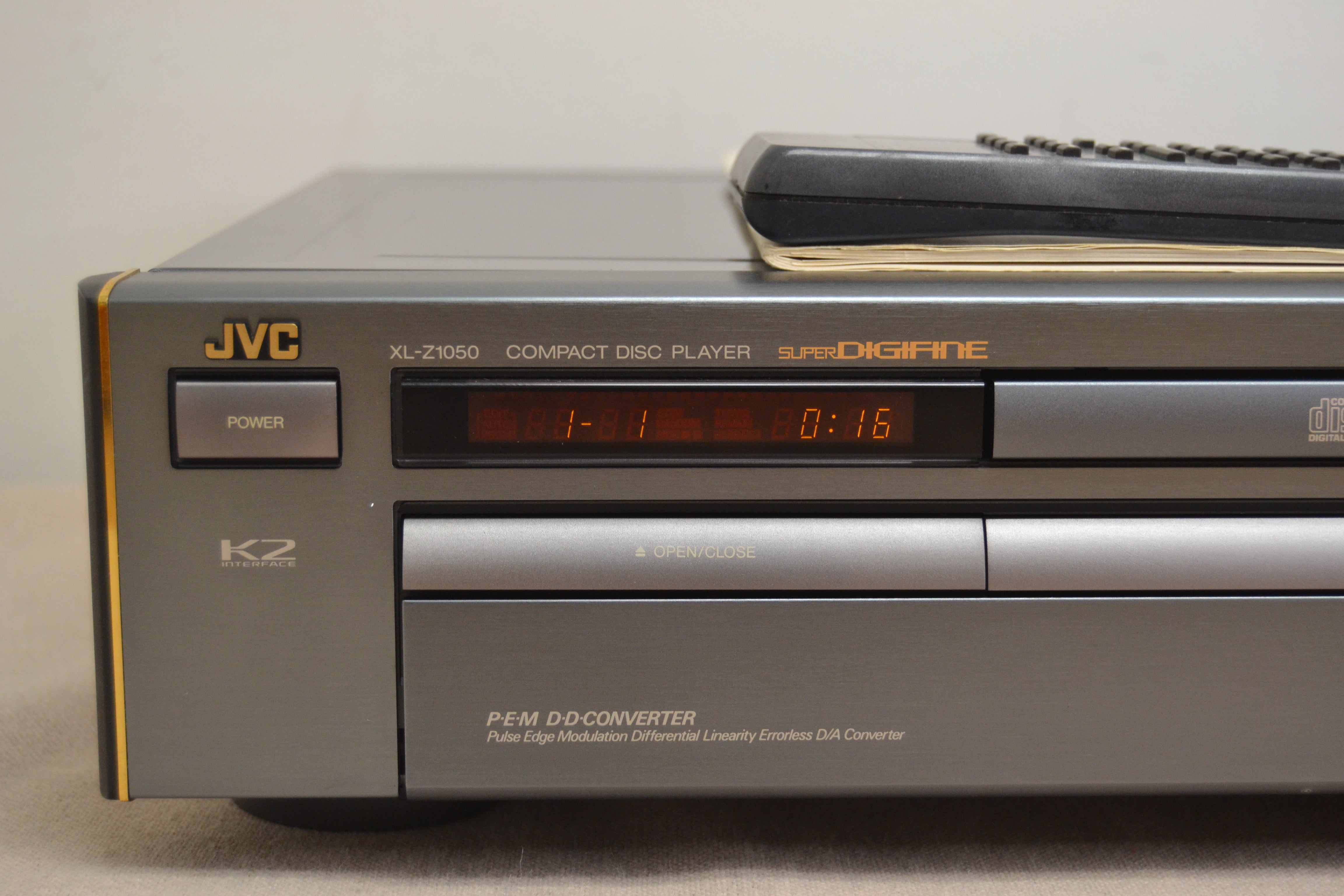 JVC XL-Z1050 Single CD Player * Manual * Remote – The Turntable Store