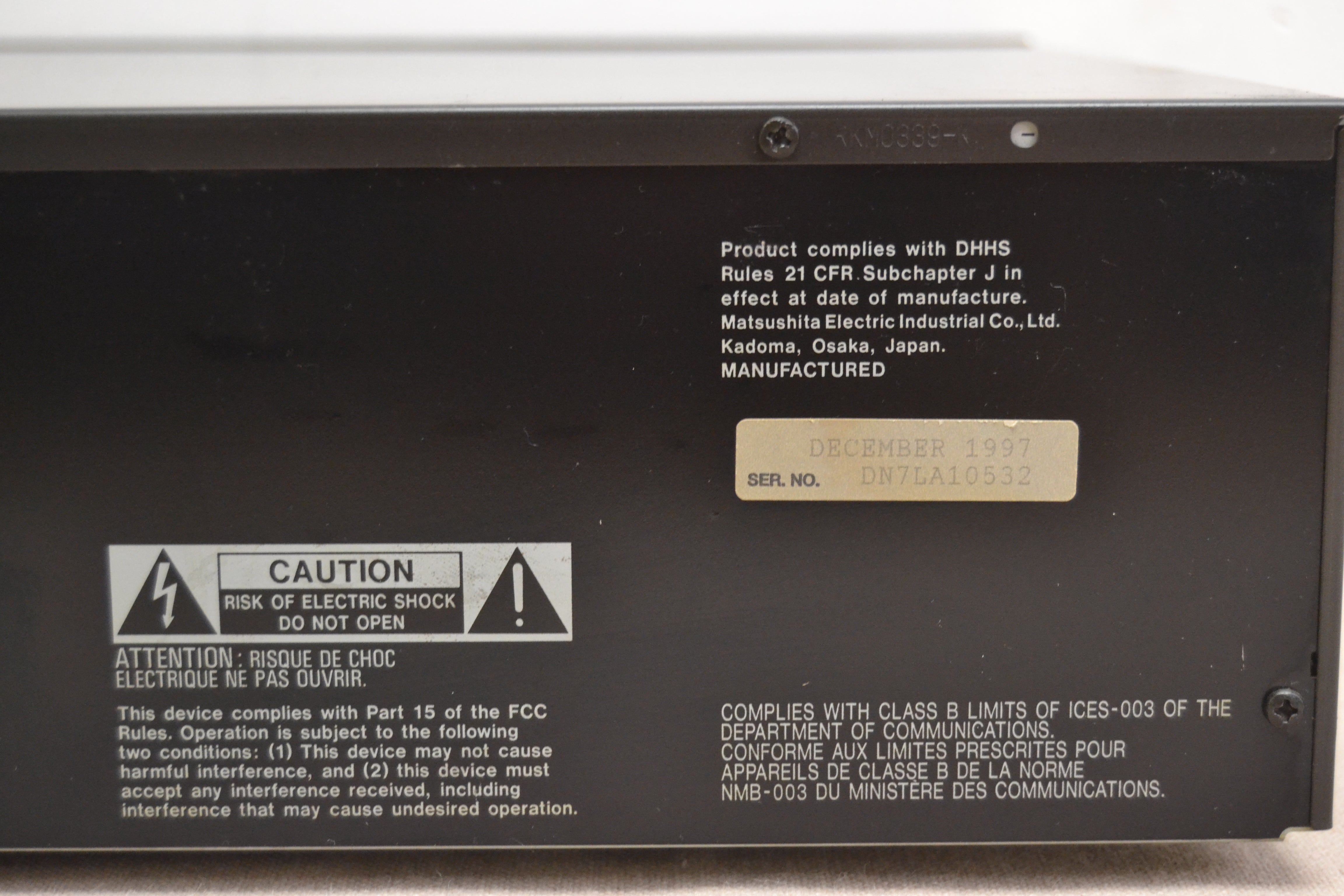 Technics SL-PD888 CD Carousel * 5 Discs *