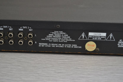 Realistic 31-2009 Graphic Equalizer