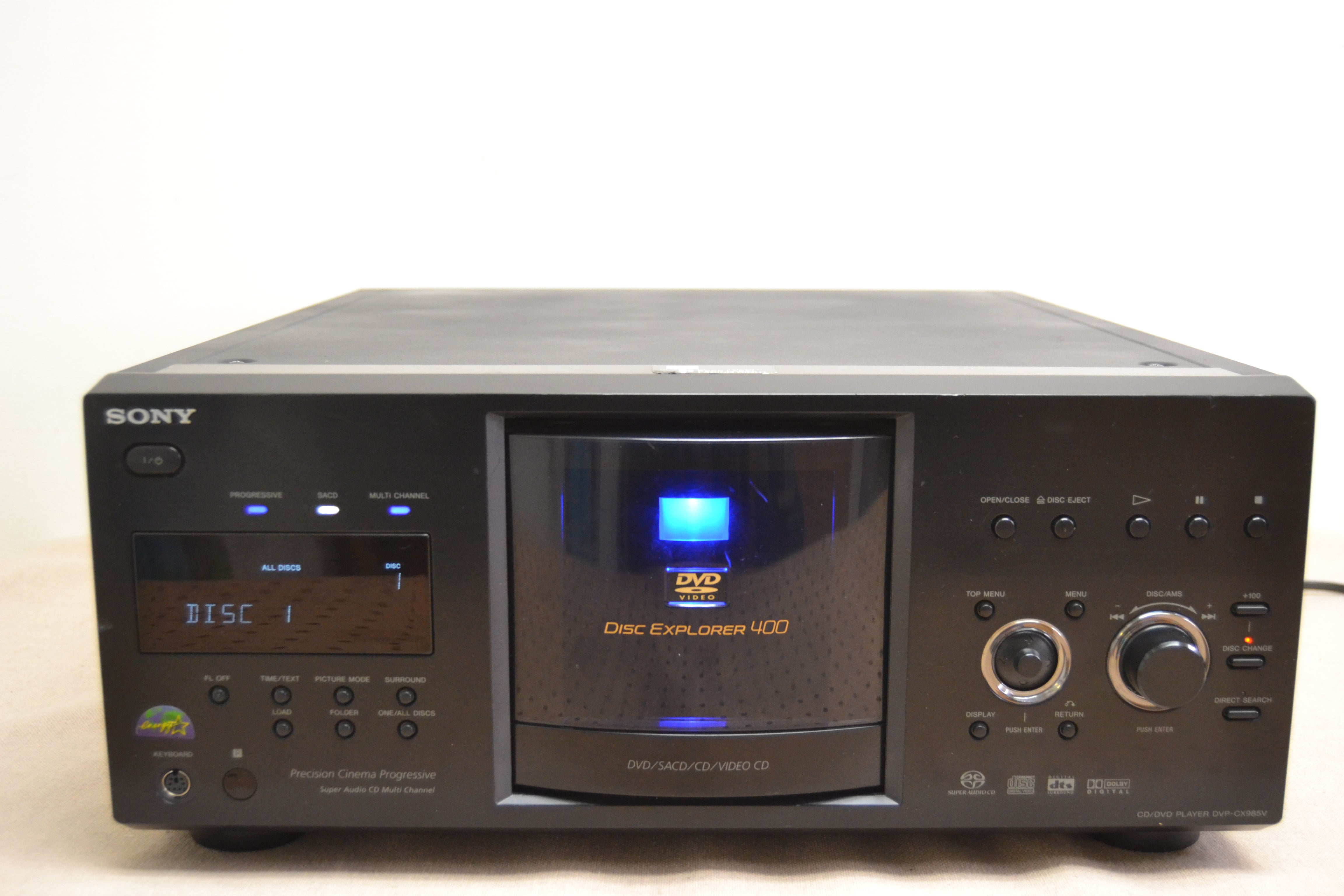 Sony DVP-CX985V * DVD/CD/SACD Player 400 Discs – The Turntable Store