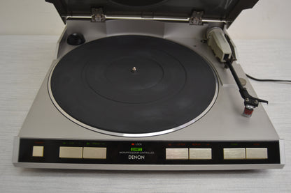 Denon DP-15F Direct Drive Turntable * Fully Serviced * 120V Switched *