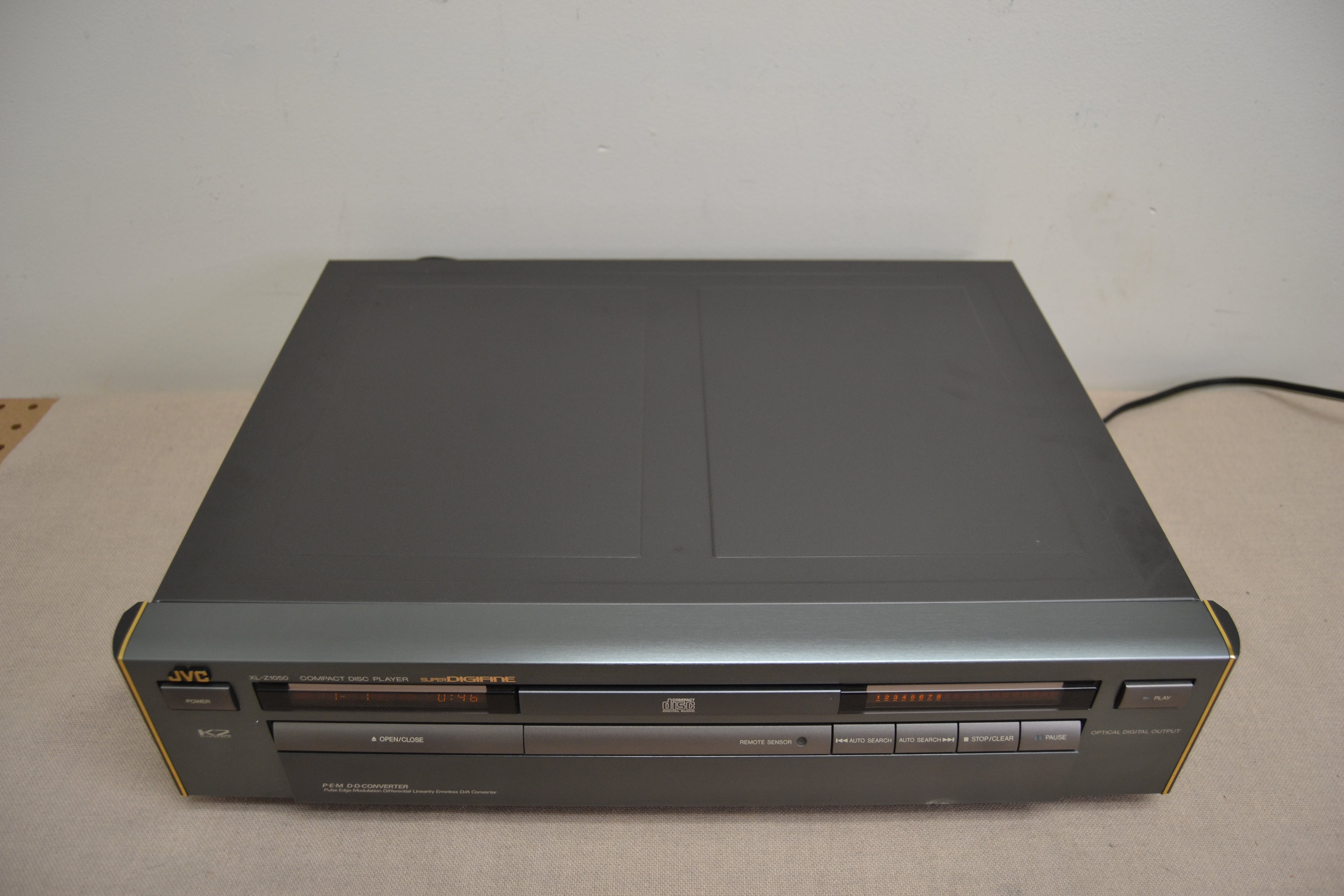 JVC XL-Z1050 Single CD Player * Manual * Remote – The Turntable Store