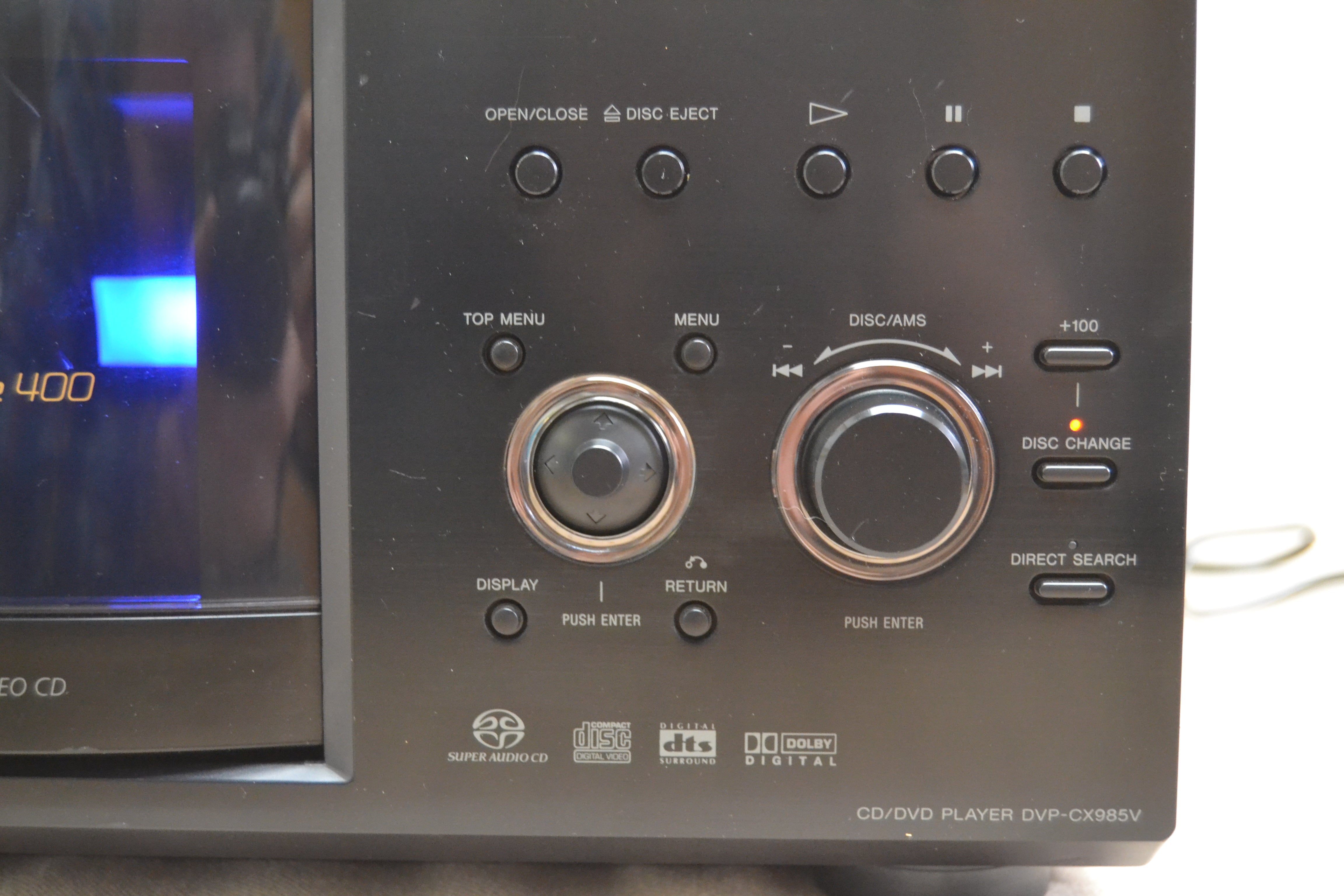 Sony DVP-CX985V * DVD/CD/SACD Player 400 Discs – The Turntable Store