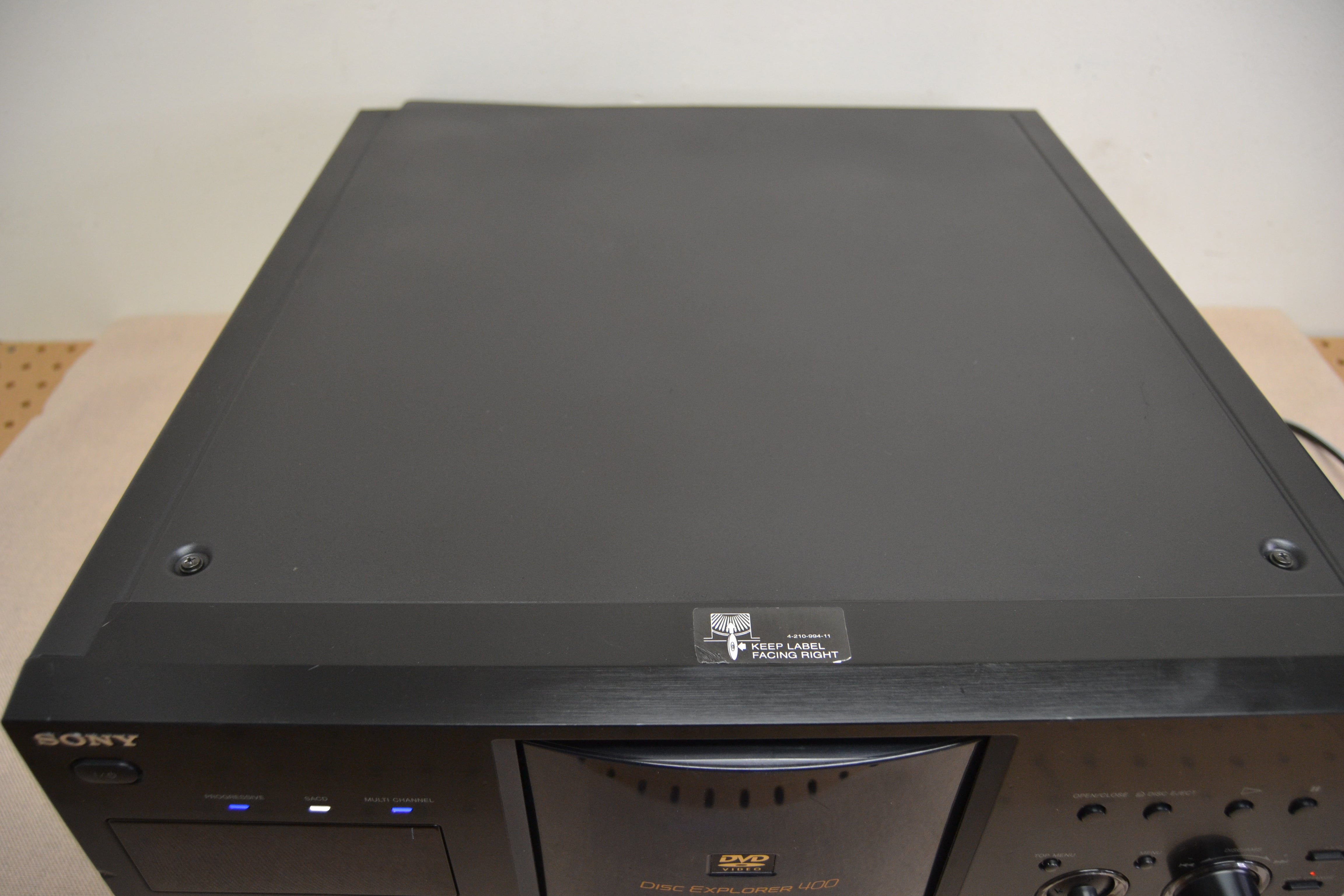 Sony DVP-CX985V * DVD/CD/SACD Player 400 Discs – The Turntable Store