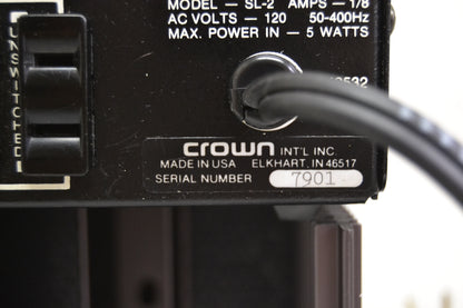 Crown Set * Straight Line Two Preamp * Power Line Three Amplifier * FM Two Tuner * Fully Serviced *