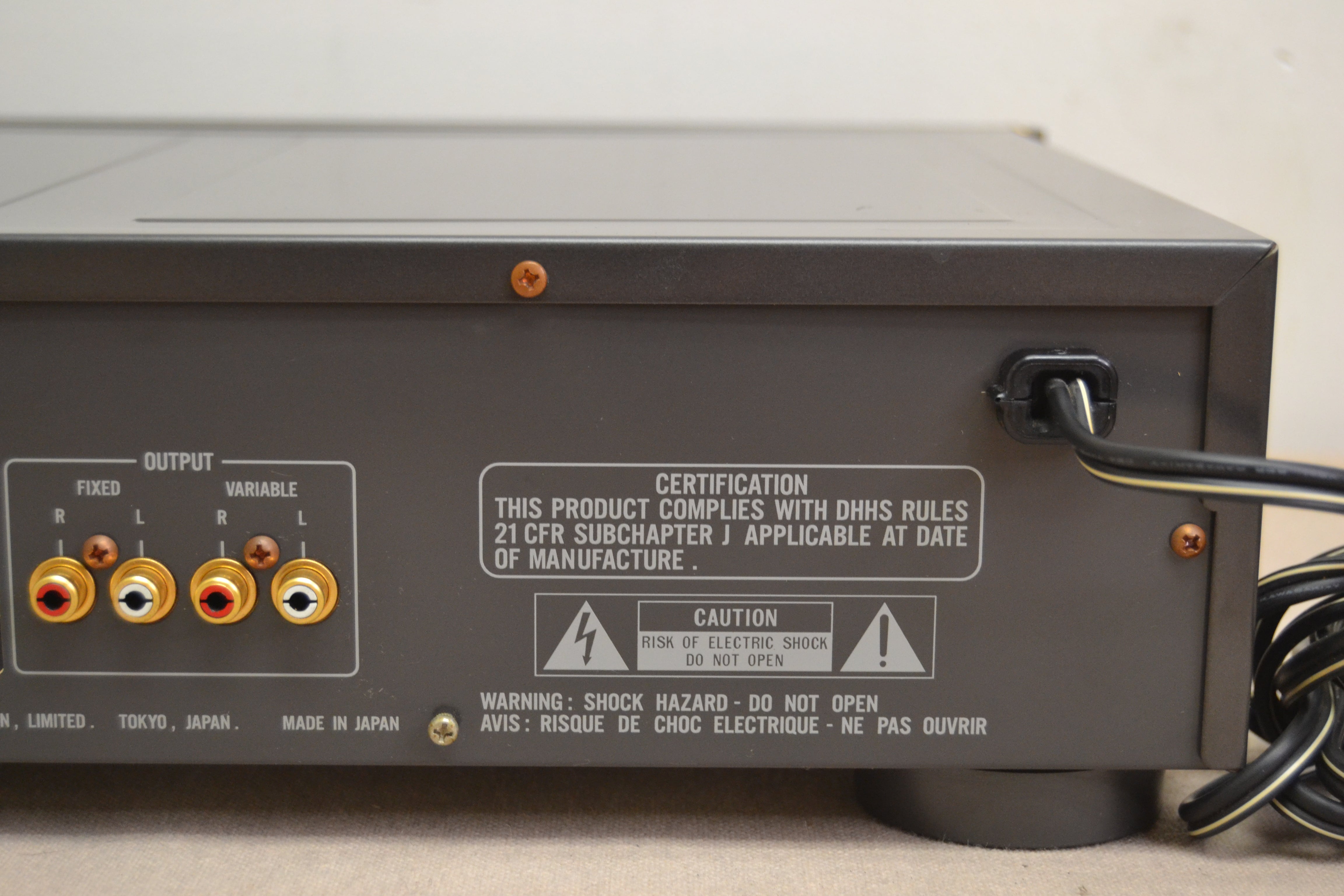 JVC XL-Z1050 Single CD Player * Manual * Remote – The Turntable Store