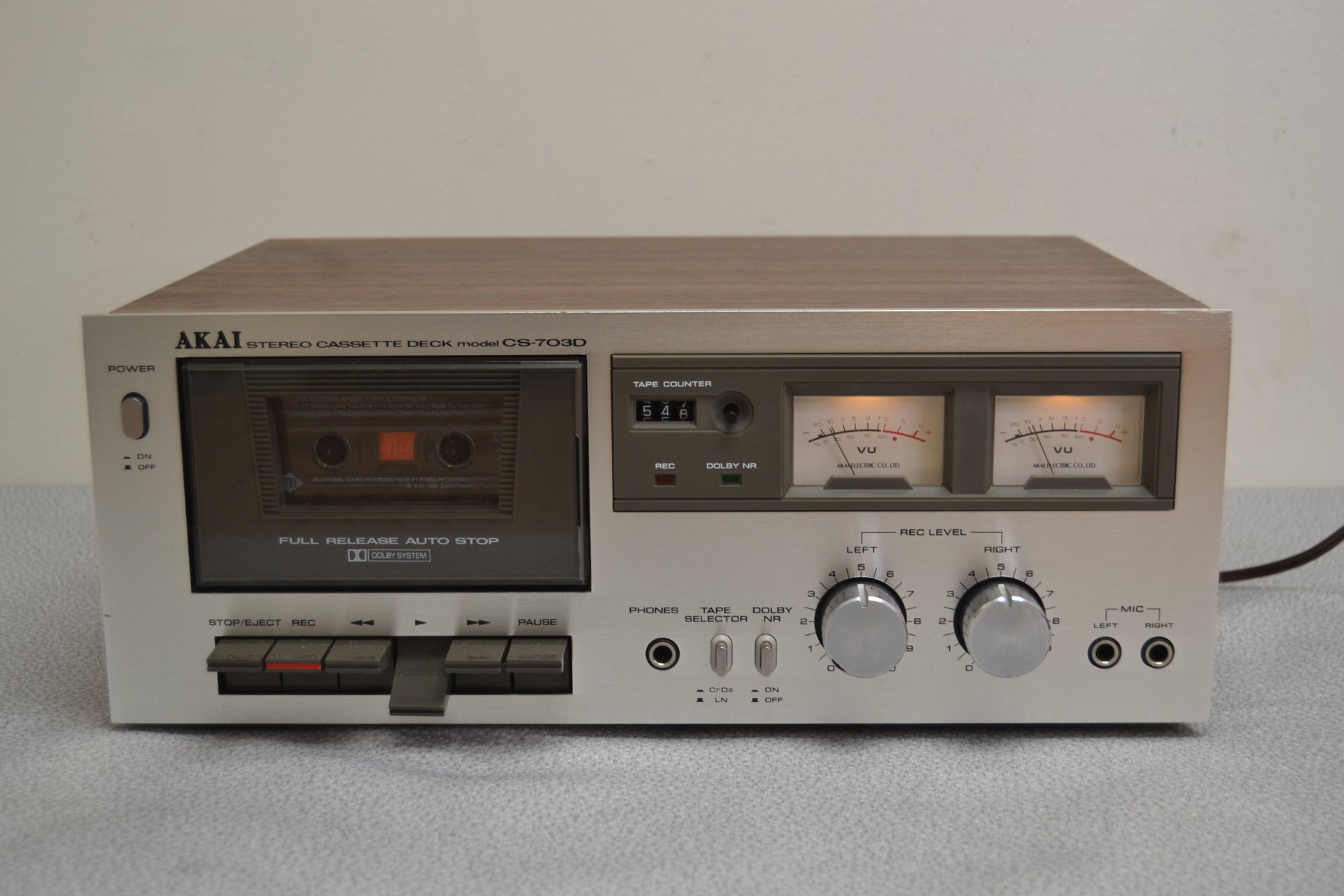 Akai - cs-703d Lecteur-enregistreur de cassettes