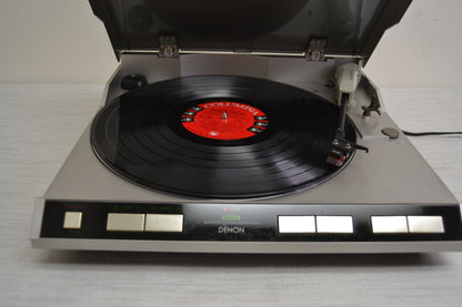 Denon DP-15F Direct Drive Turntable * Fully Serviced * 120V Switched *