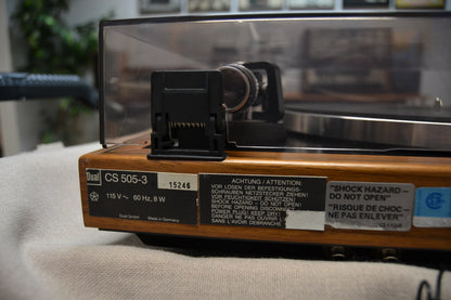 Dual CS505-3 Belt Drive Turntable