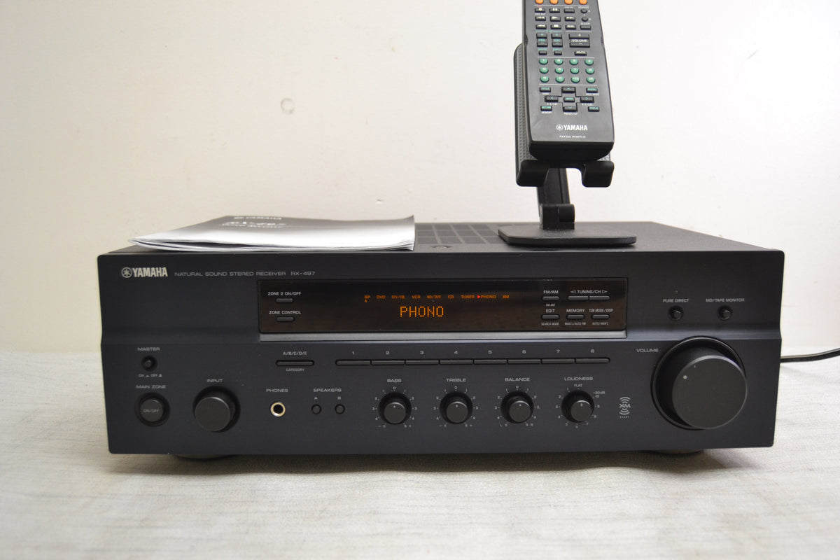 Yamaha RX-497 Stereo Receiver * 75W RMS * Remote * Manual * Fully Serviced