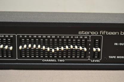 MXR Stereo 15 Band Graphic Equalizer Model 127