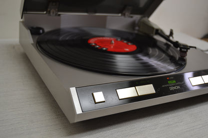 Denon DP-15F Direct Drive Turntable * Fully Serviced * 120V Switched *