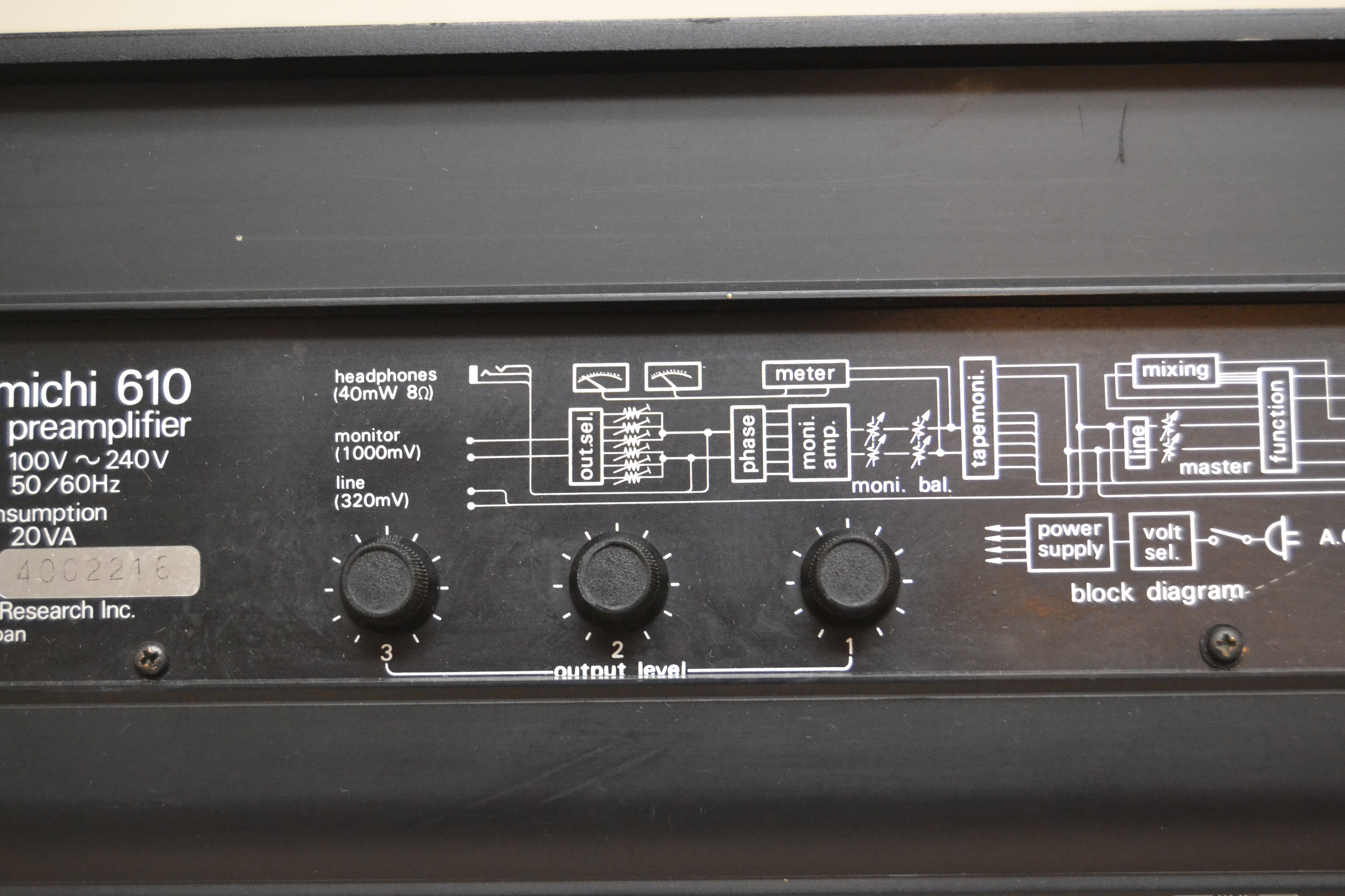 Nakamichi 610 Stereo Control Preamplifier * 1977 – The Turntable Store