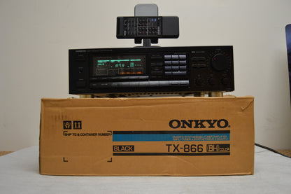 Onkyo TX-866 Stereo Receiver * 80W RMS * Remote * Fully Serviced * Box