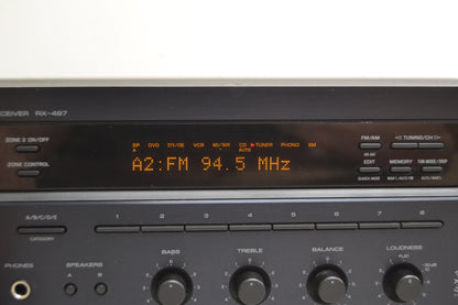 Yamaha RX-497 Stereo Receiver * 75W RMS * Remote * Manual * Fully Serviced